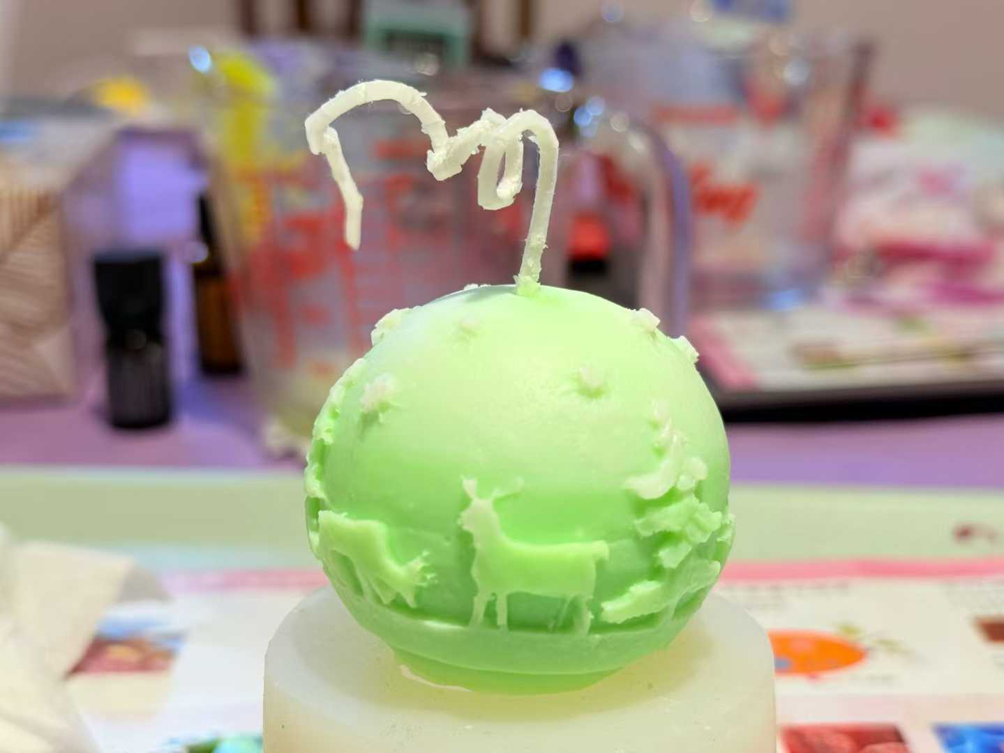 Christmas Globe Candle