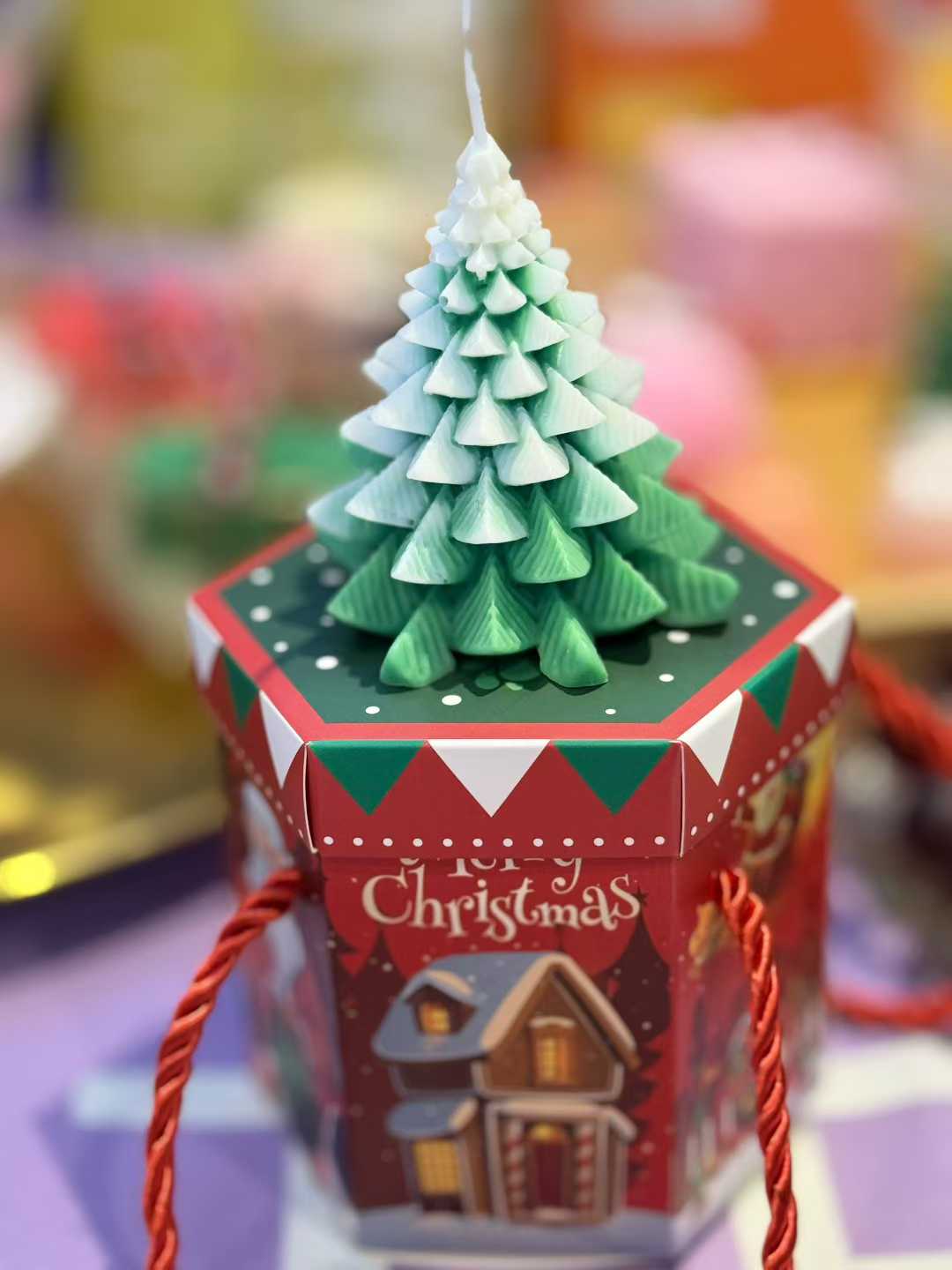 Small Christmas Tree Candle