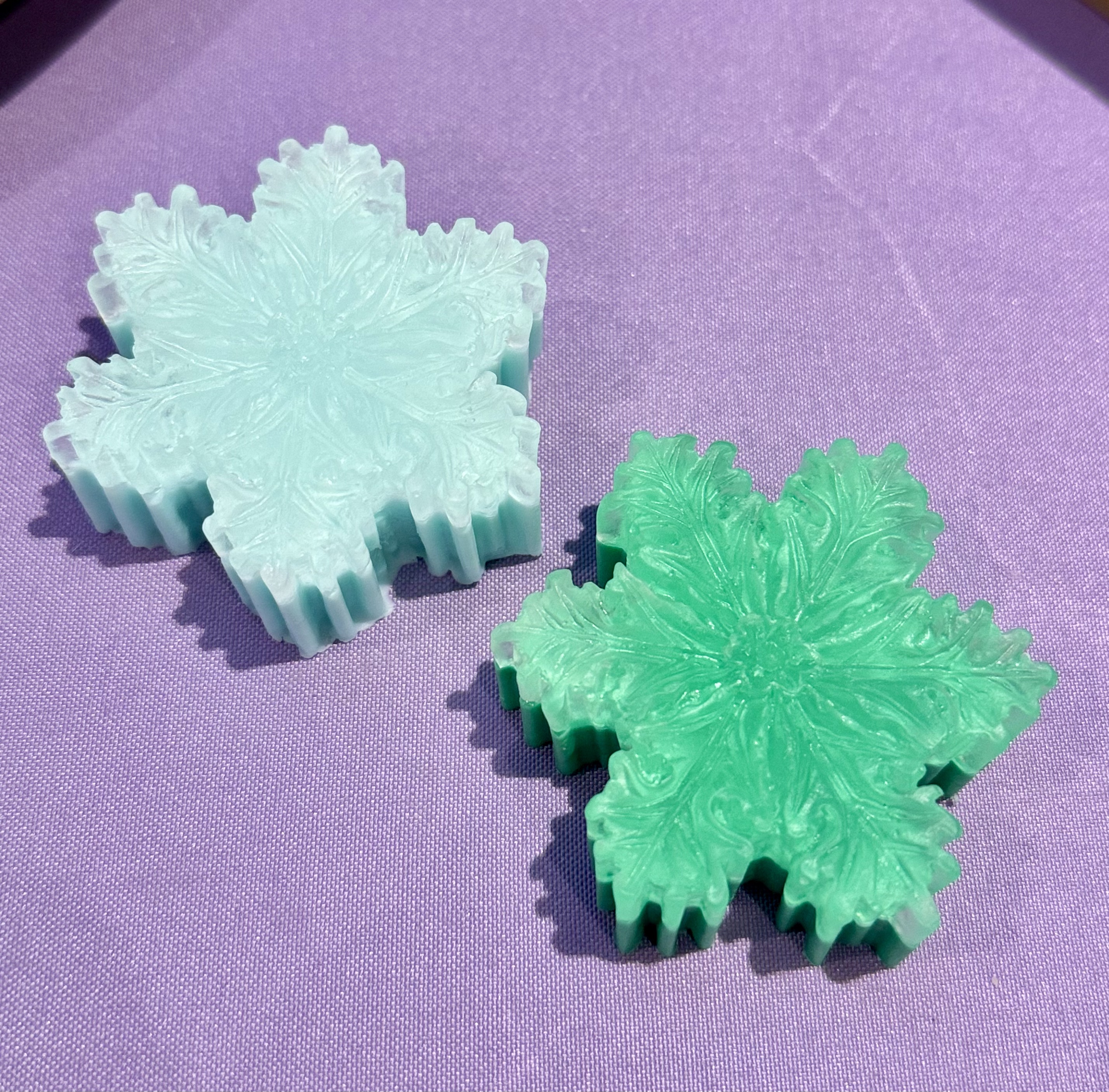 Snowflake Essential Oil Soap